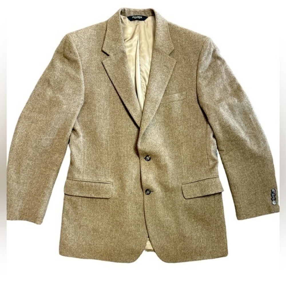Jos A Bank Men’s Brown 100% Camel Hair Two Button Blazer Sports Coat Size 44L